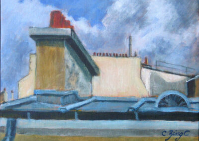 paris, one apart, 10"x8"