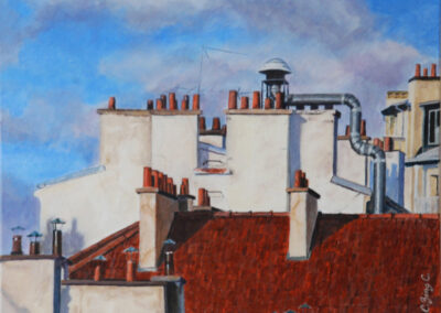 paris, 22"x18", alien