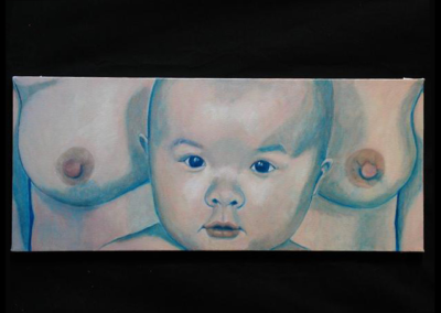 mommy view, approx 36x18"