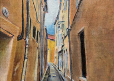 lost road, aix; 24x30cm